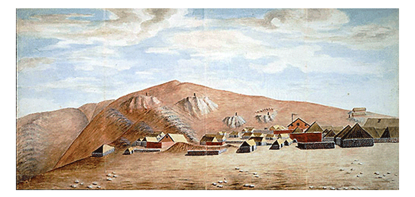 Retrato del Antiguo Pueblo de Huantajaya, Sociedad Chilena de Historia y Geografía