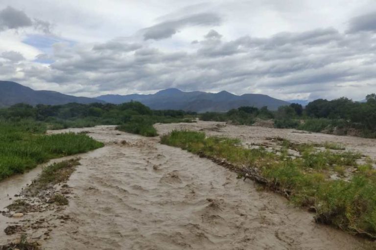 La deforestación provoca violentas crecidas del caudal del río Táchira. Foto: Jonathan Maldonado, diario La Nación.