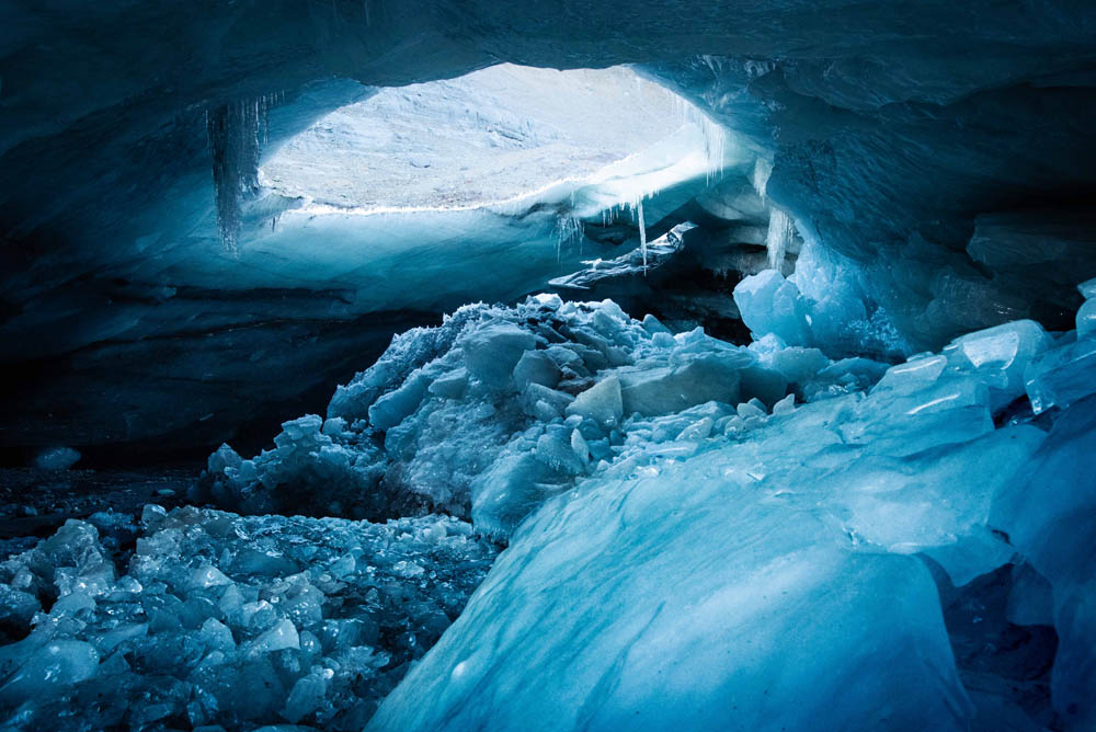 10 Cueva de Hielo en glaciar Juncal Sur ©David Cossio