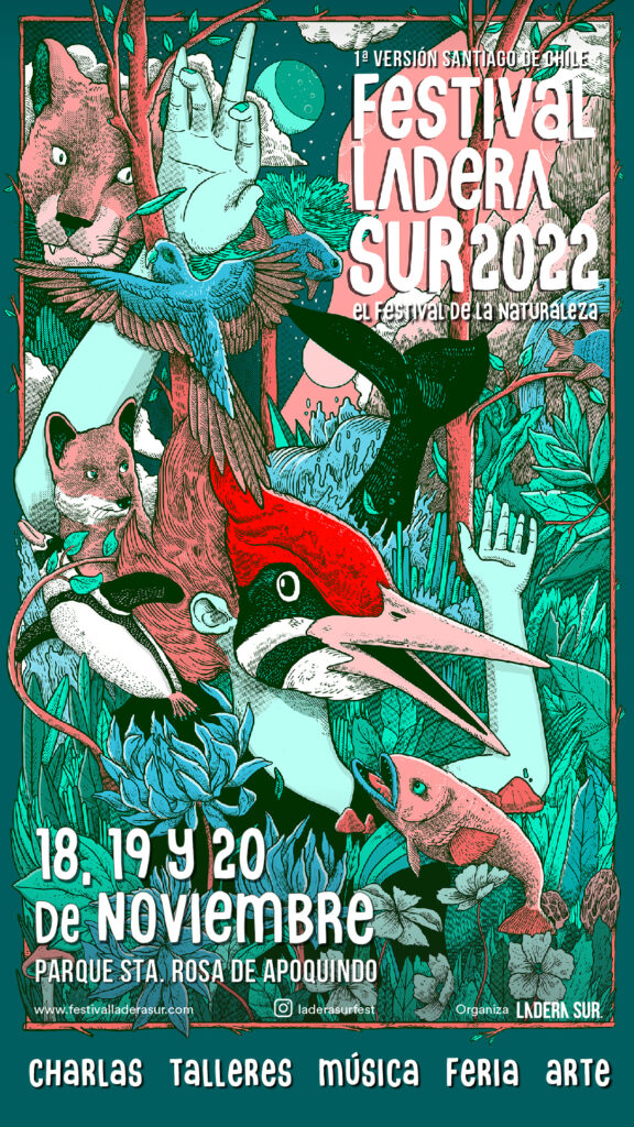 Afiche festival Ladera Sur