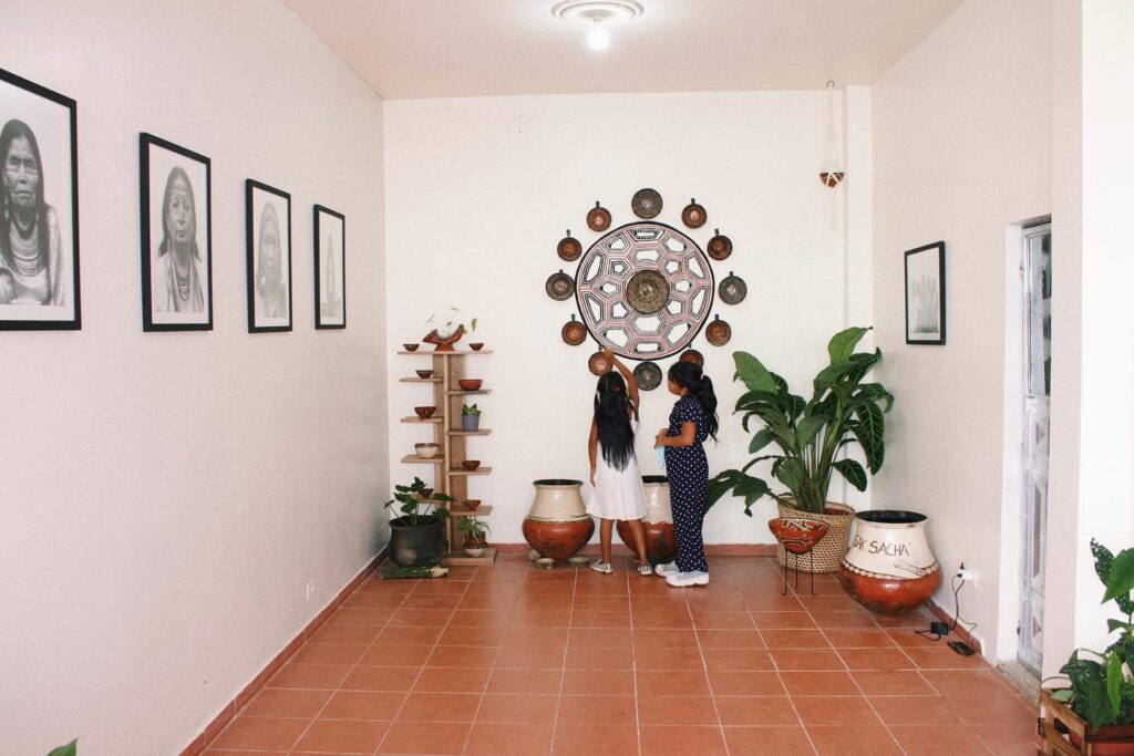 El interior de la Casa de Mujeres Amazónicas, durante su inauguración en marzo de 2022. Foto: Mujeres Amazónicas.