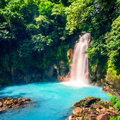 Río Celeste, Costa Rica. Créditos: ©Instituto Costarricense de Turismo