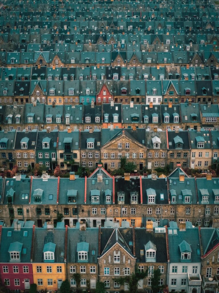 Rooftops of Kartoffelraekkerne Neighborhood by Serhiy Vovk