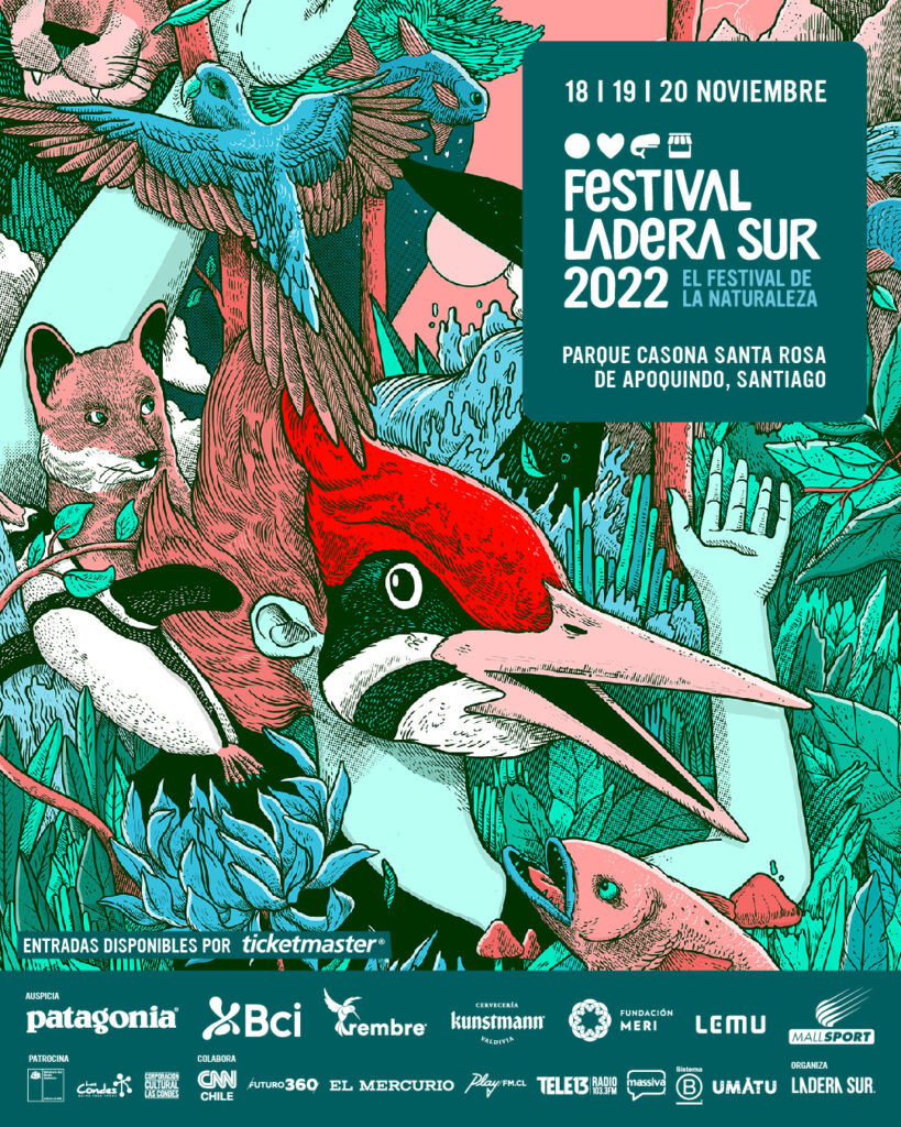 Afiche oficial Festival Ladera Sur