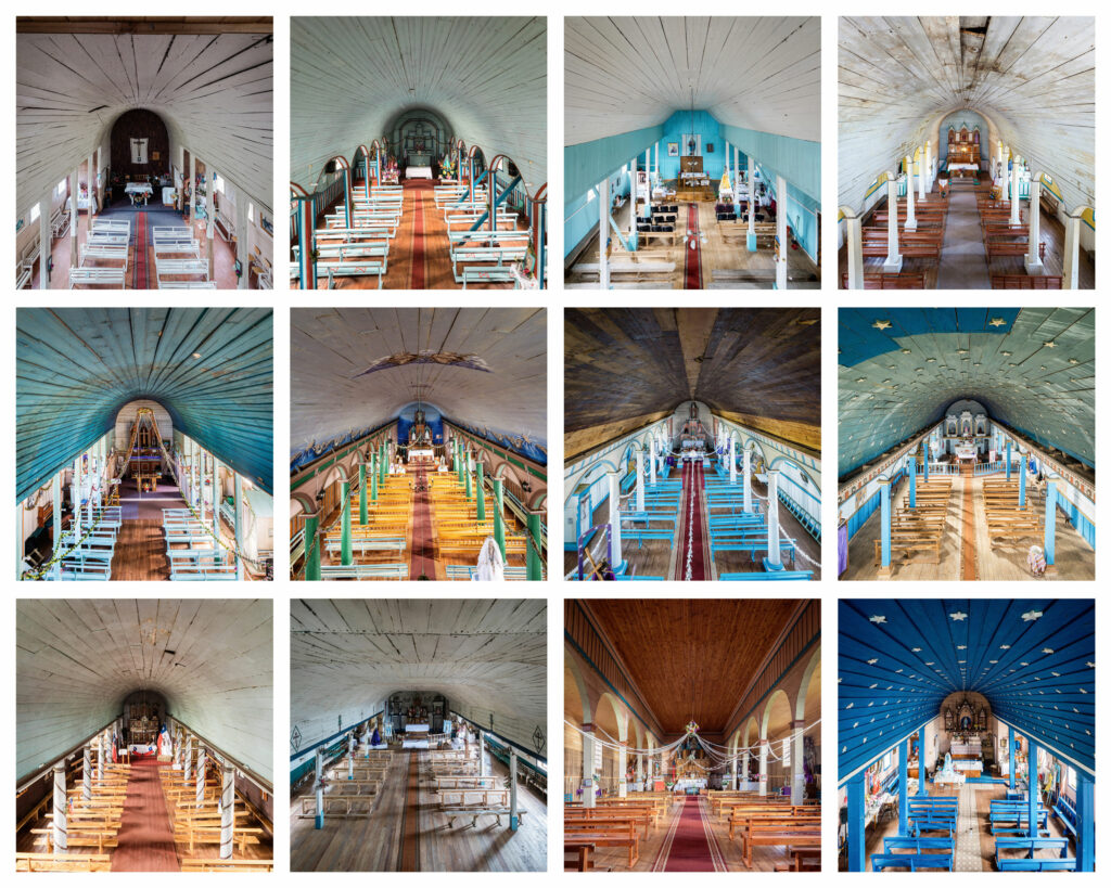Interiores 12 iglesias. Foto: Carlos Hevia.