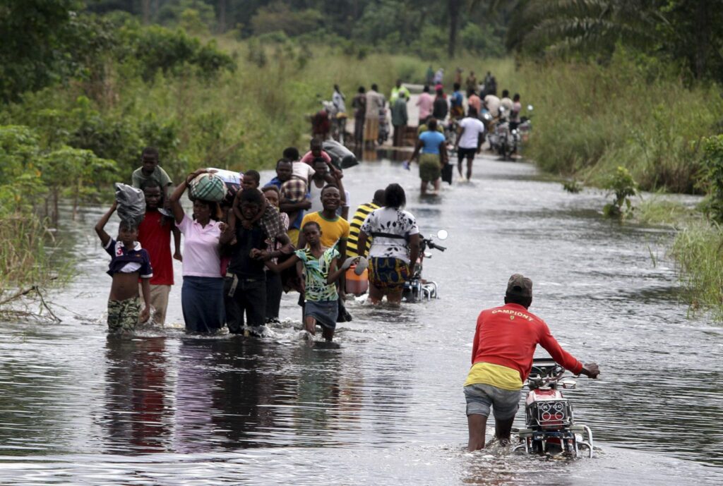 Inundaciones en Nigeria 2022. Créditos: cortesía EFE / George Esiri