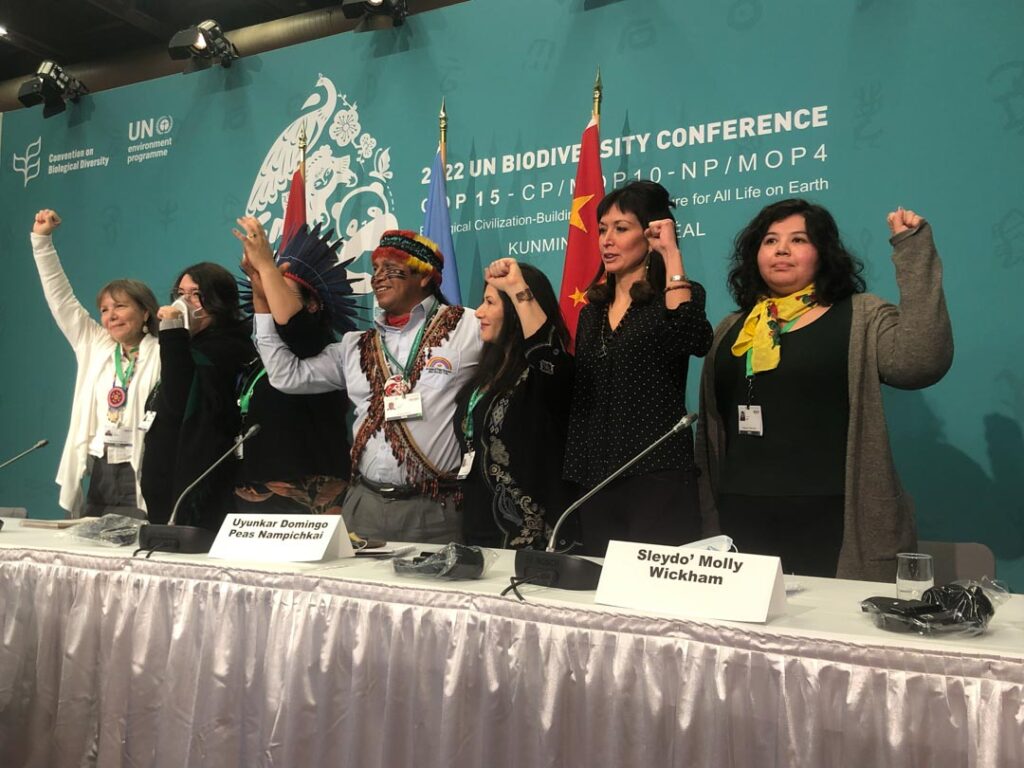 COP15: Una de las medidas tomadas fue la protección de los pueblos indígenas y el reconocimiento de su importancia en la protección de la biodiversidad. Créditos: Isabel Alarcón