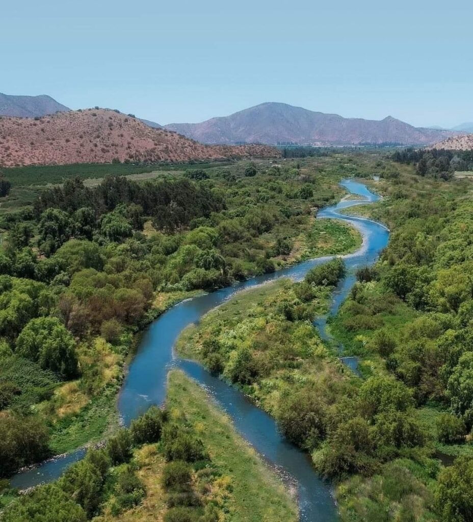 Río Mapocho, que recorre desde la parte alta septentrional de la cuenca del río Maipo hasta la sección media, se encuentra en una zona considerada como un hotspot de suma importancia para la conservación de la biodiversidad a nivel mundial.