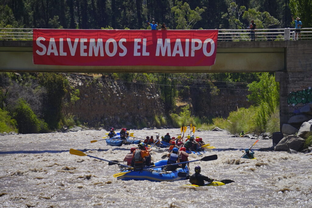 Rafting río Maipo. Créditos: Gustavo Gálvez
