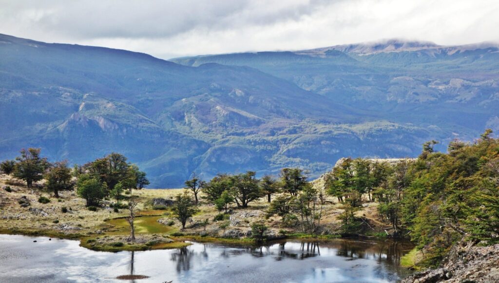 Laguna y el valle de Chacabuco, circuito lagunas Altas, Parque Nacional Patagonia. Créditos a José Antonio Mena