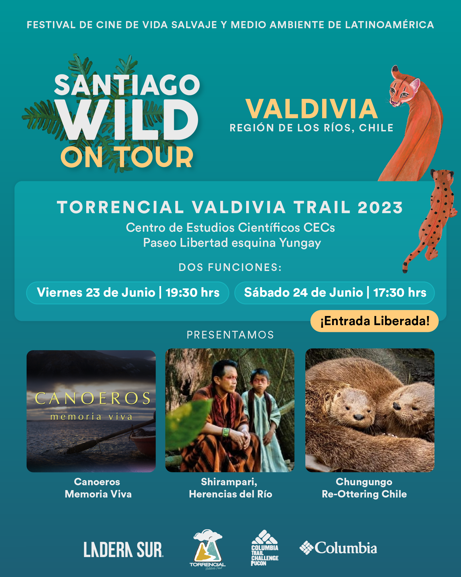 ¡Vuelve Santiago Wild On Tour! Anuncian fecha para Torrencial Valdivia Trail 2023