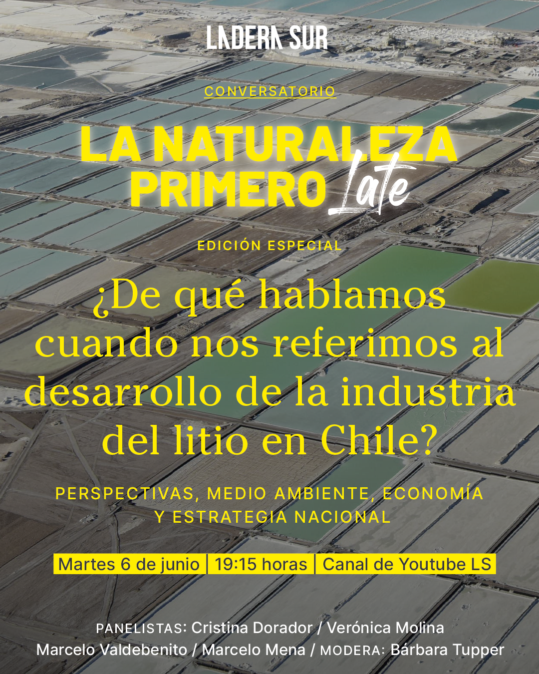 Conversatorio ¿De qué hablamos cuando nos referimos al desarrollo de la industria del litio en Chile?