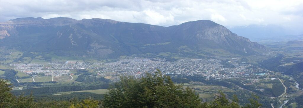 Vista panorámica desde el Cinchao, Coyhaique.
