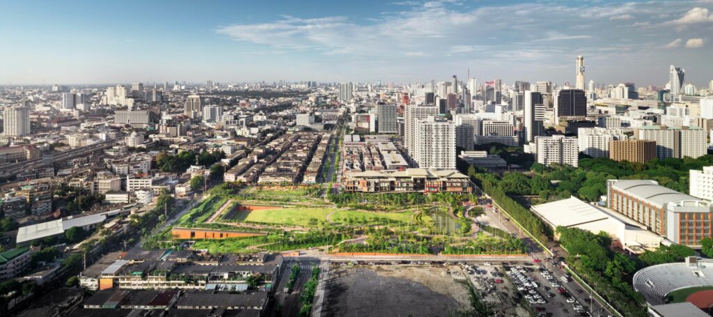 Parque Centenario de Chulalongkorn en Bangkok (fotos: N7A Architects)