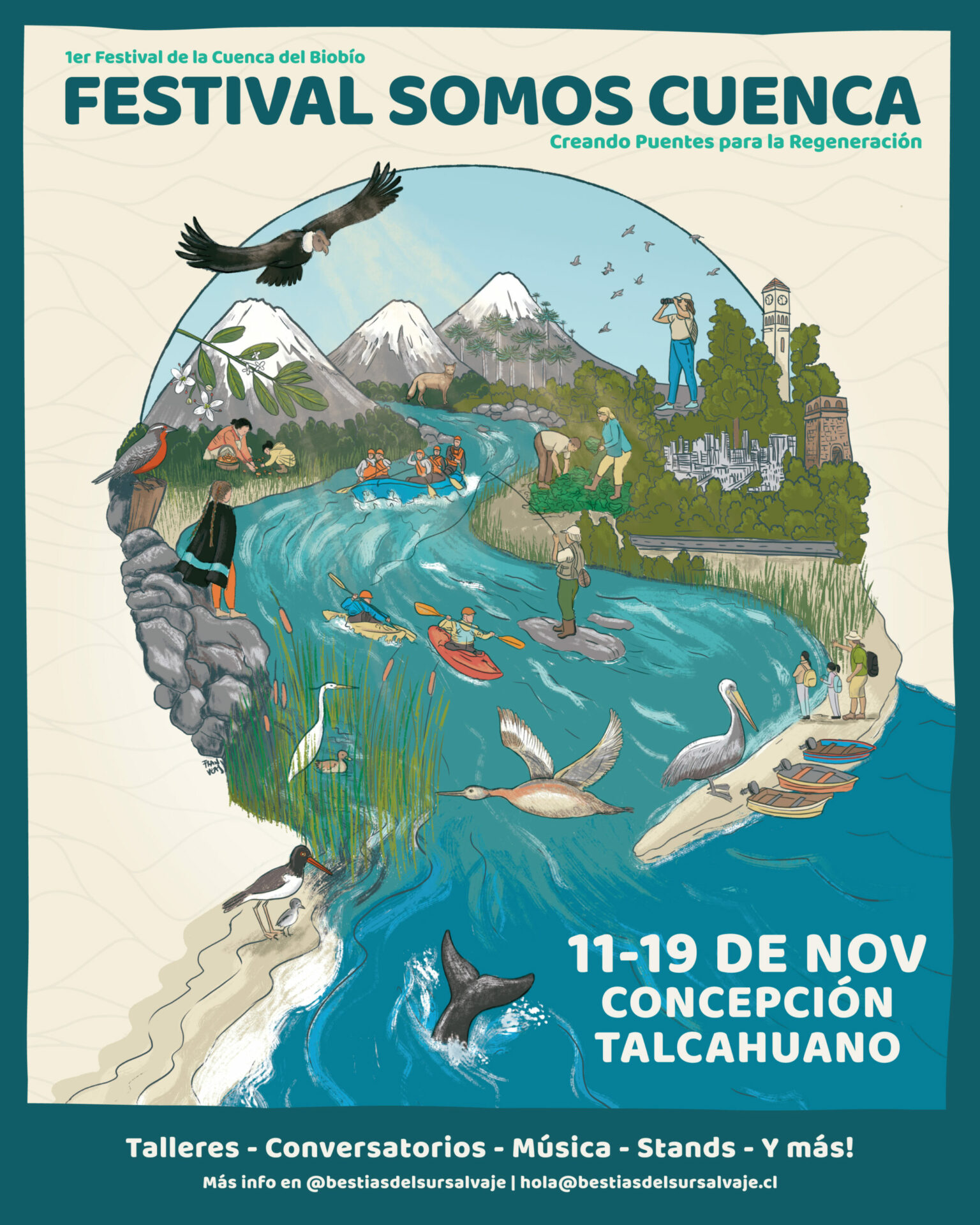  ¡No te lo pierdas! “Festival Somos Cuenca 2023” un festejo regenerativo por las aguas en Chile