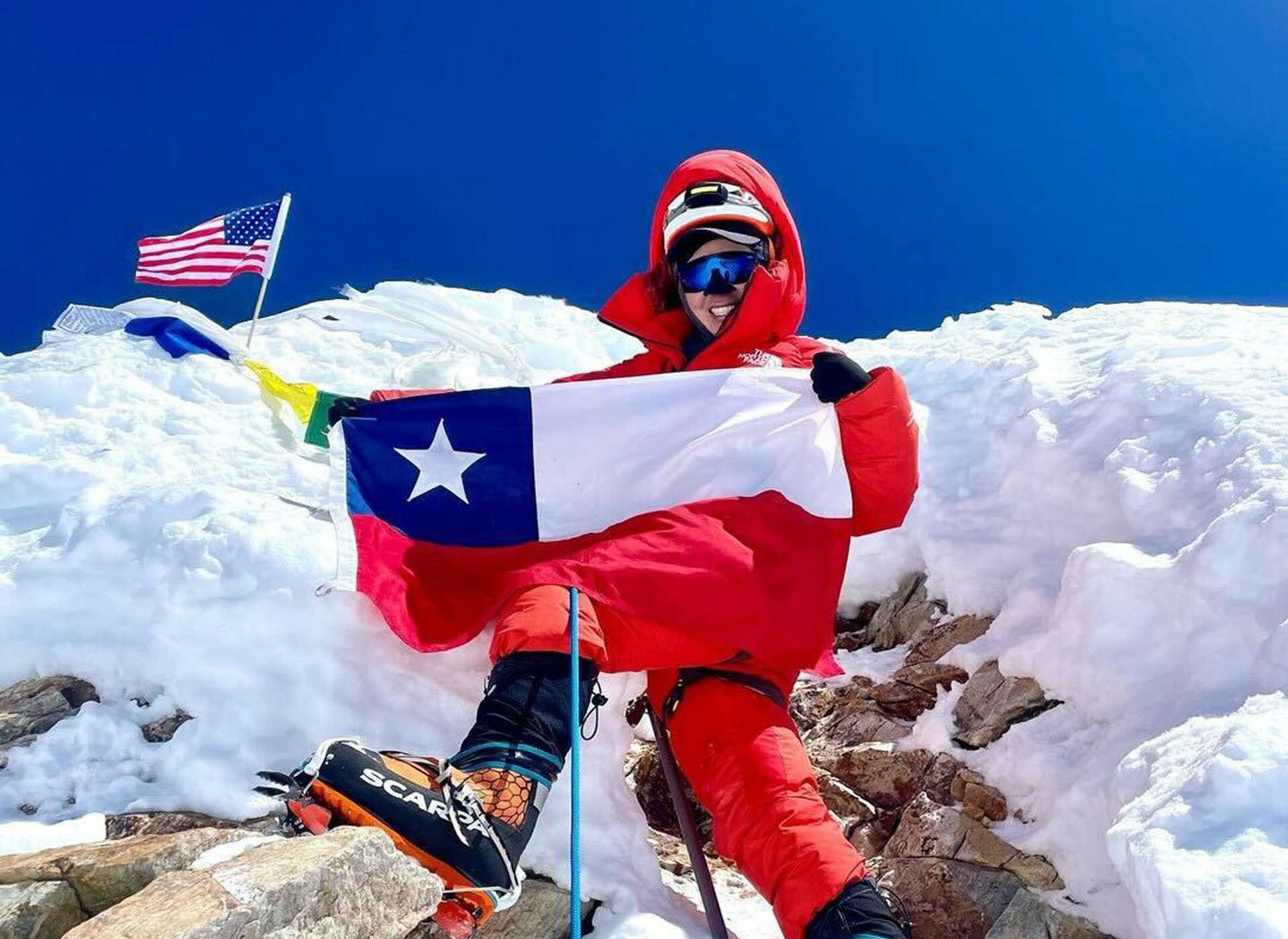 Con 26 años, Janice Rot es la primera mujer chilena en llegar a la cumbre del Manaslu sin oxígeno ni guías