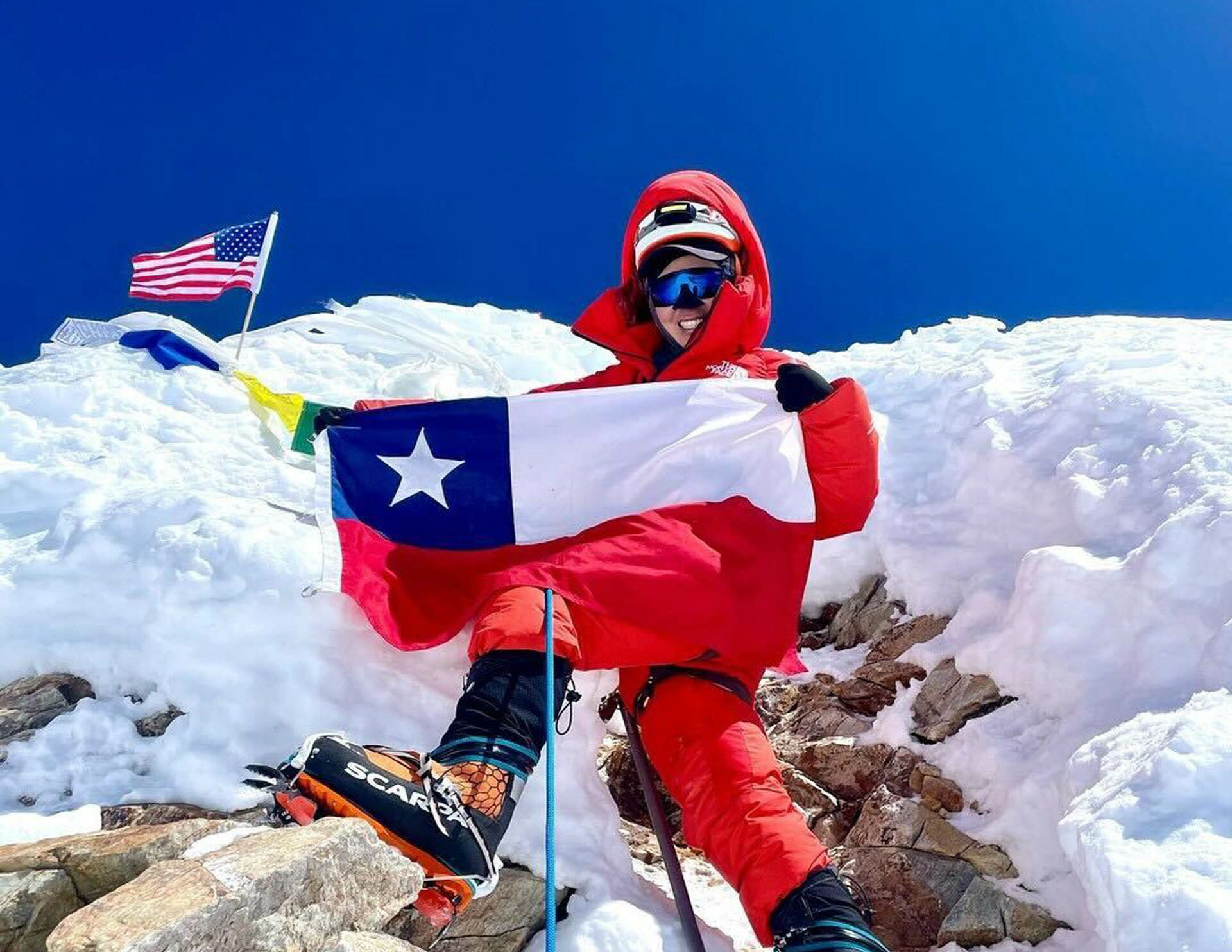 Con 26 años, Janice Rot es la primera mujer chilena en llegar a la cumbre del Manaslu sin oxígeno ni guías