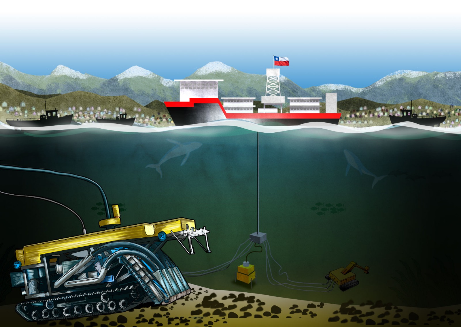 De la tierra al océano: ¿abrirá Chile la puerta a la minería submarina?