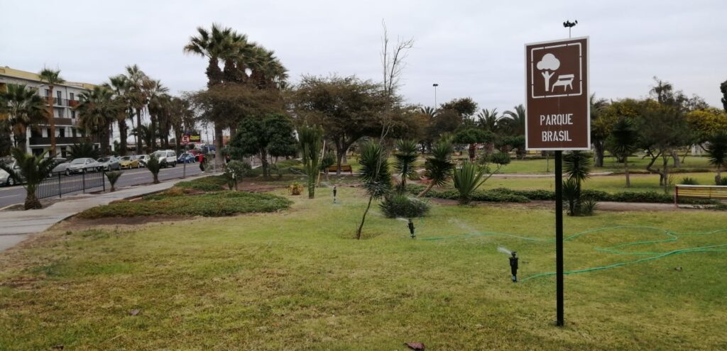 Parque Brasil. Foto: Municipalidad de Arica.