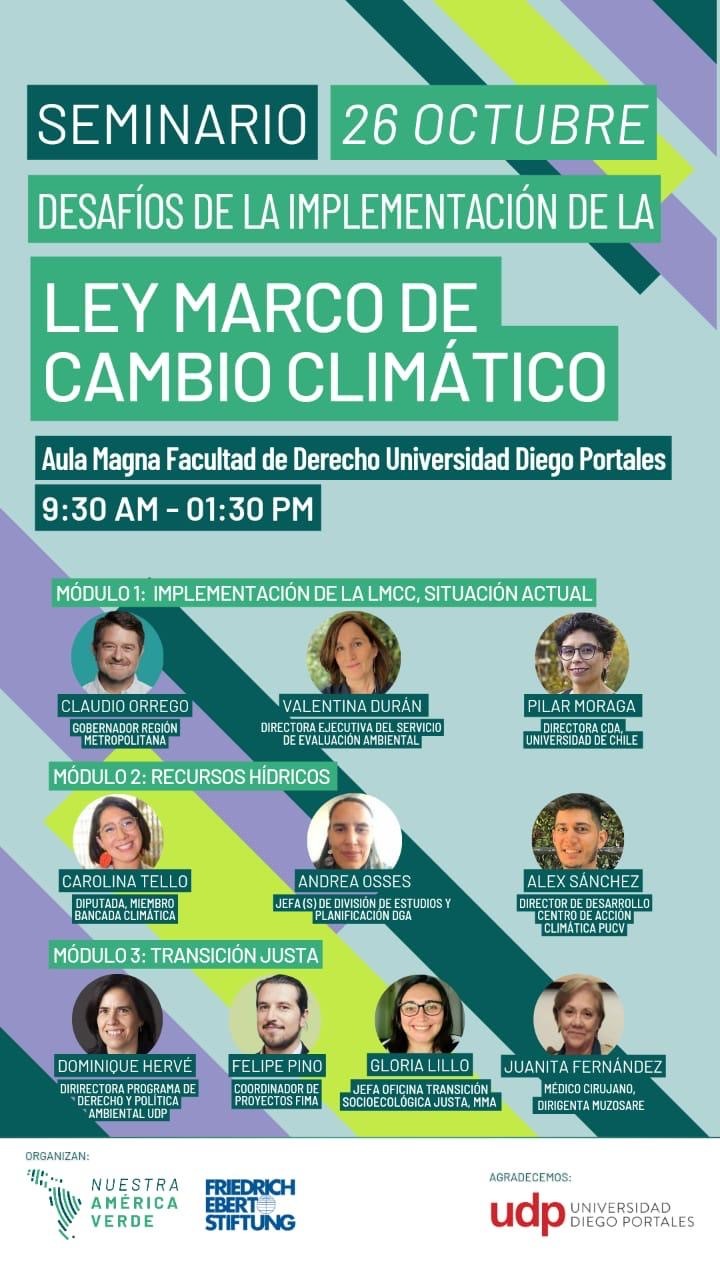 Seminario: Desafíos de la implementación de la Ley Marco de Cambio Climático