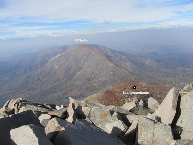 Cerro el Garfio. Foto: Eduardo Garay/Andeshandbook