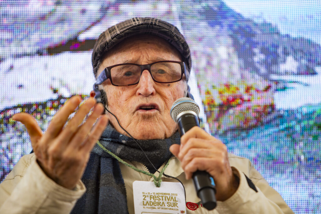 Horacio Larraín, speaker del panel "El legado de la revista Expedición a Chile 48 años después de su lanzamiento".
