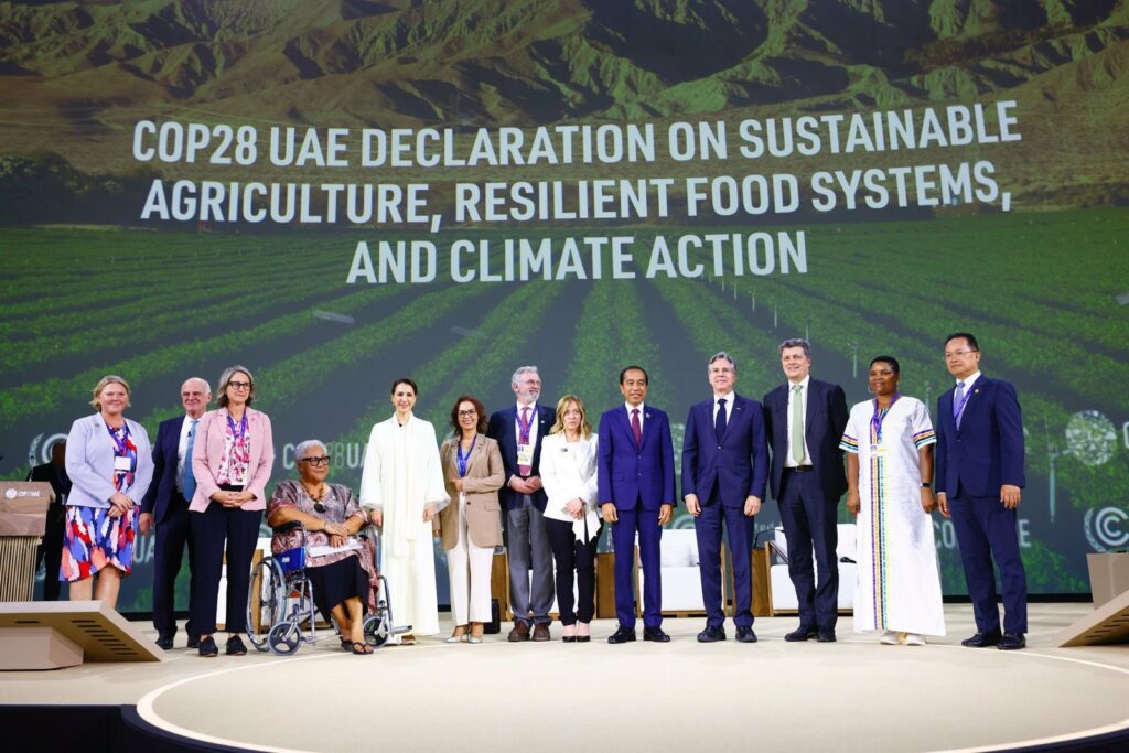 Declaración. Foto: COP28 UAE