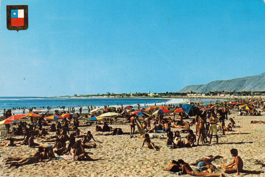 Playa Cavancha, Iquique, 1980. En terreno