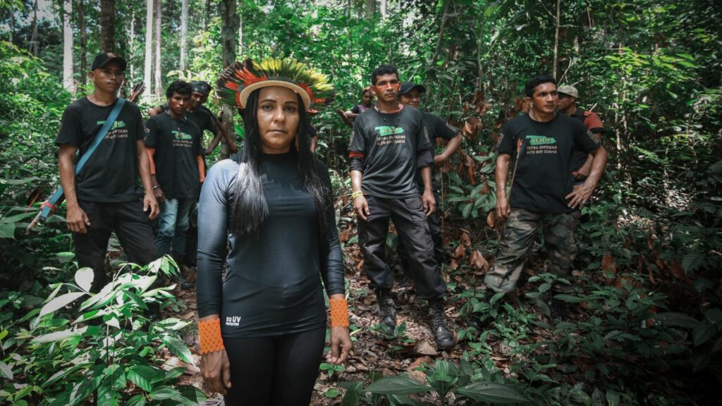 Guardianes del Amazonas liderados por Puyr Tembé. Créditos: We Are Guardians.
