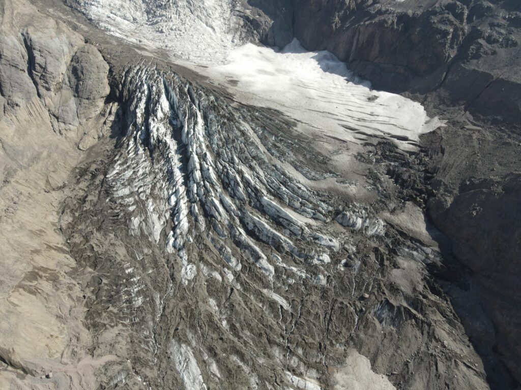 Glaciar Juncal Norte. Crédito: Álvaro Zerené.