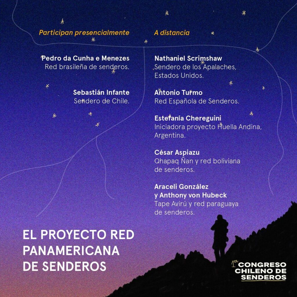 Afiche Congreso Chileno de Senderos. Créditos: Fundación Sendero de Chile.