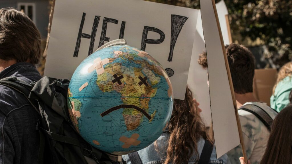 Protesta contra el cambio climático. Créditos: Elmar Gubisch.