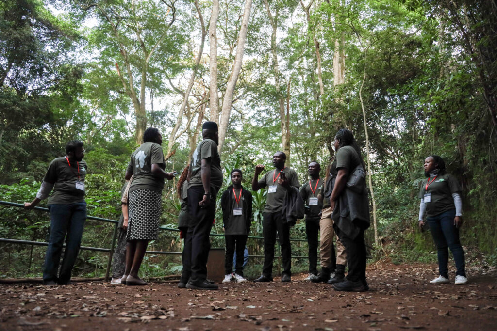 Durante el GLFx Africa Chapter Summit 2023, en Nairobi, Kenya. Foto: Global Landscapes Forum.