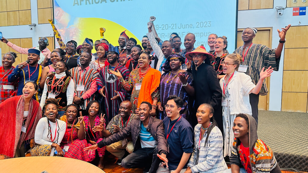 Durante el GLFx Africa Chapter Summit 2023, en Nairobi, Kenya. Foto: Global Landscapes Forum.