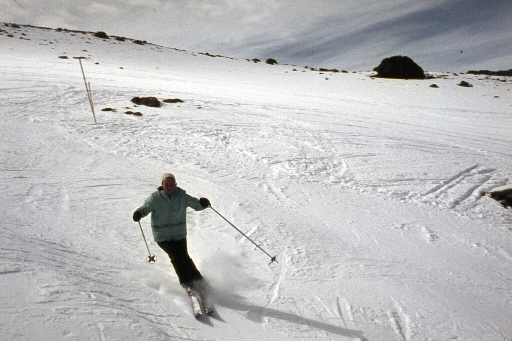 Esquí en La Parva. Foto cedida por Sergio Acuña / compartida por En Terreno Chile