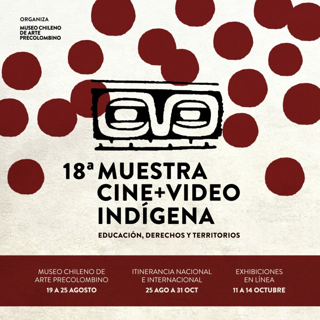 Afiche MUCIVI. Foto: Muestra Cine+Video Indígena