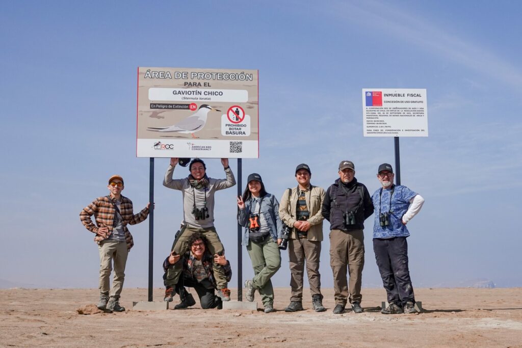 Equipo en Chacalluta, Región de Arica y Parinacota. Créditos Heraldo Norambuena