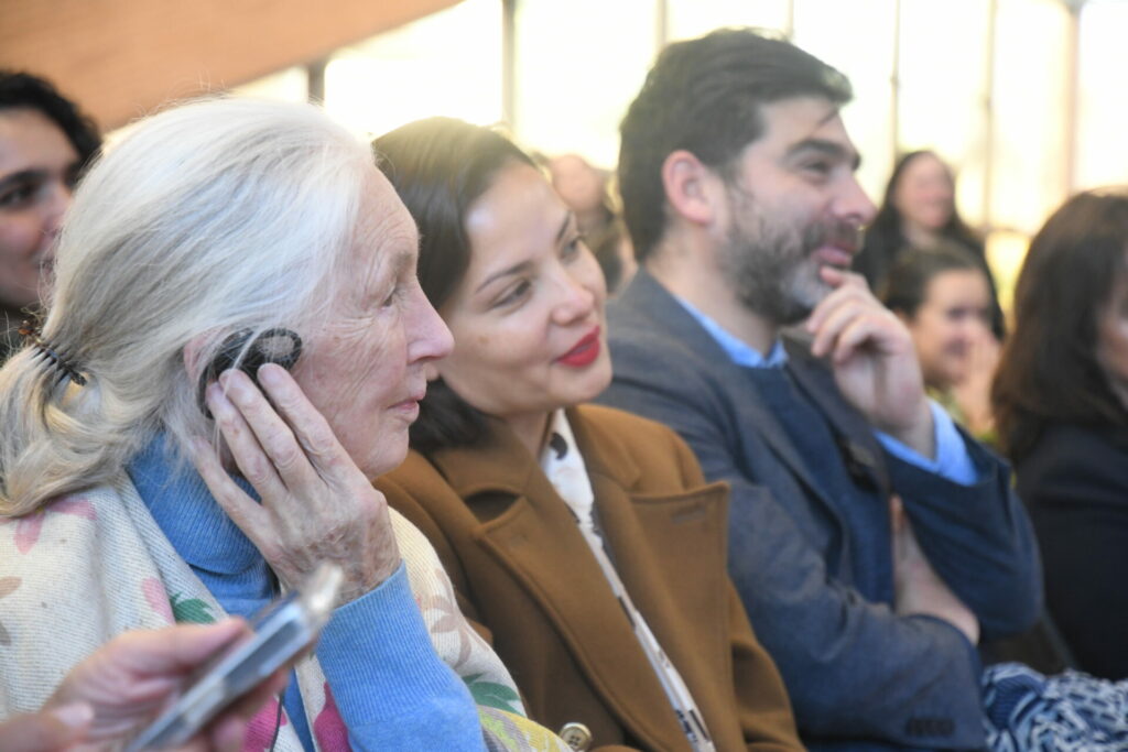 Jane Goodall. Créditos: Jane Goodall en Chile.