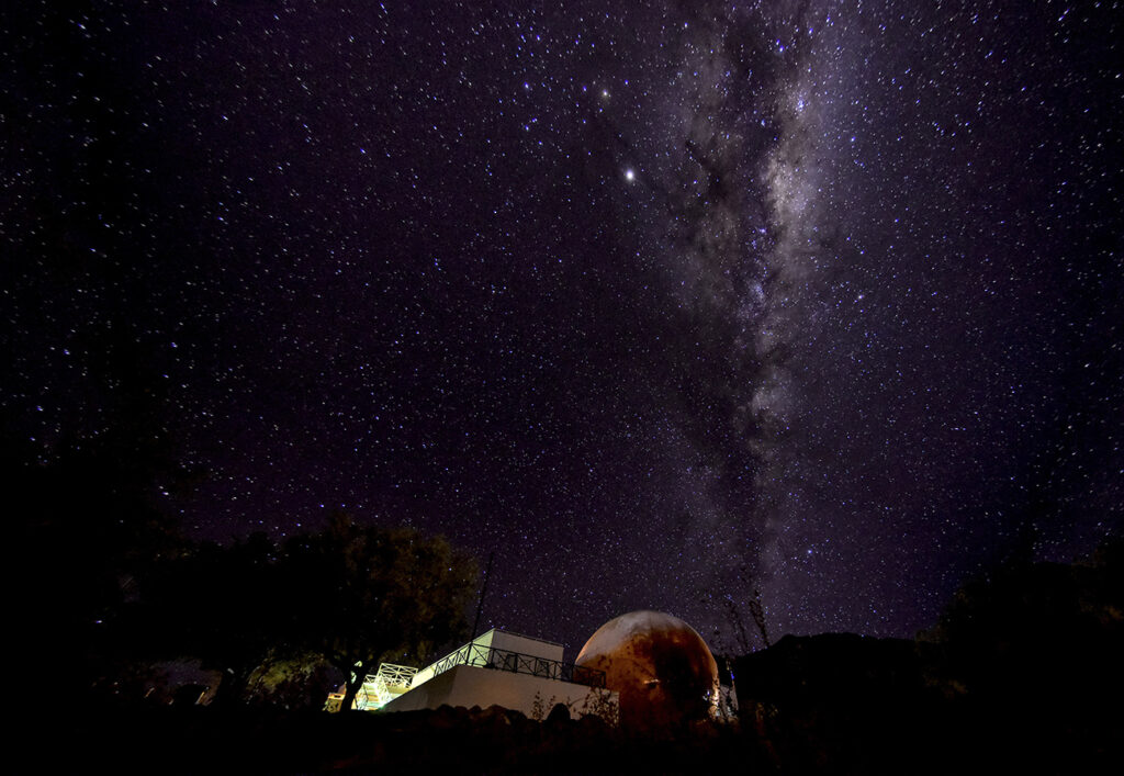 Observatorio Mamalluca, Región de Coquimbo. Foto: Observatorio Mamalluca