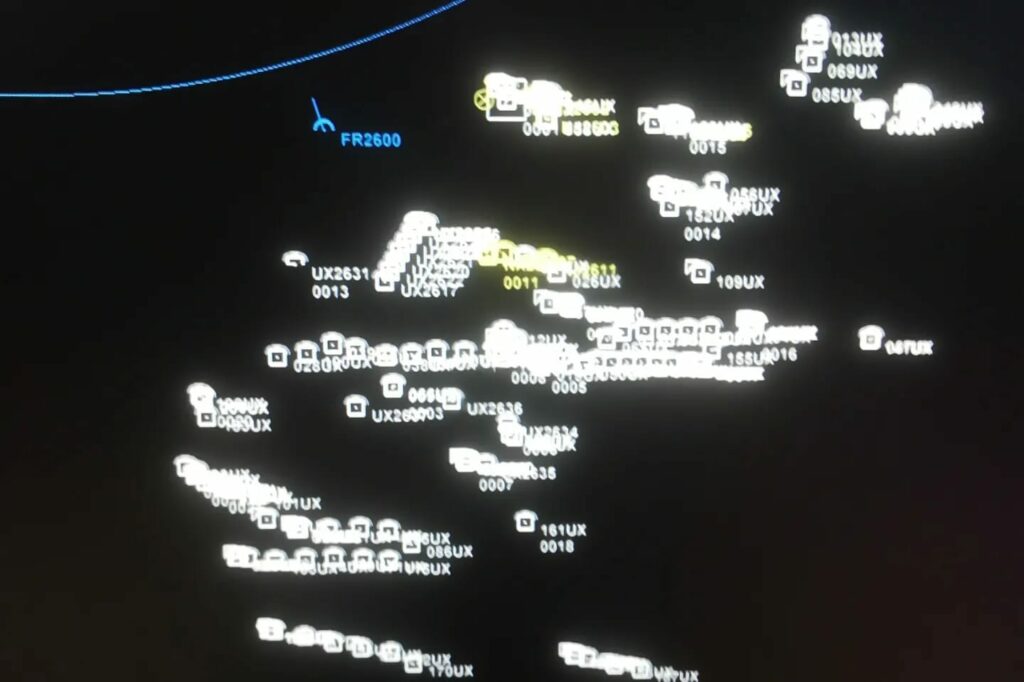 Mapa Satelital Fiscalización Rapa Nui. Foto: Cortesía Sebastián Yankovic Pakarati