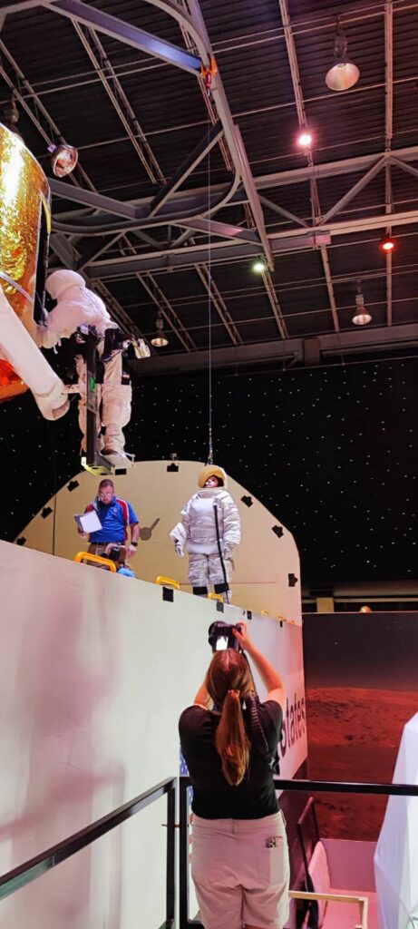 Matilde en Space Camp. Créditos Matilde Gaete