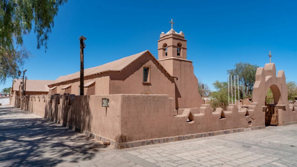 San Pedro de Atacama, plaza del poblado. Créditos: Dora Dalton.