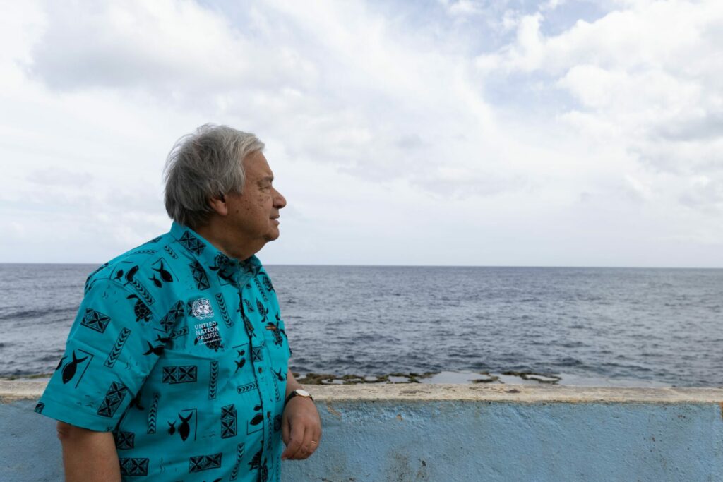 Secretario General de la ONU en Tonga. Créditos ONU