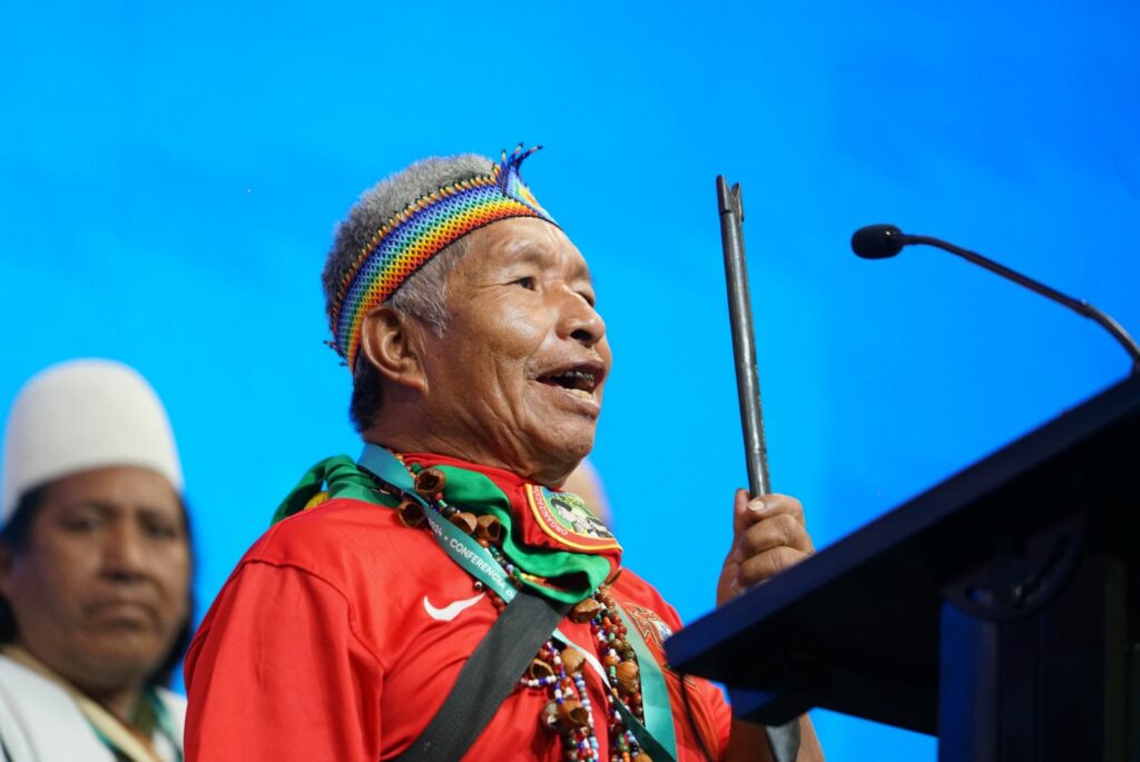 pueblos indígenas presentes en la inauguración de la COP16. Créditos: UN Biodiversity