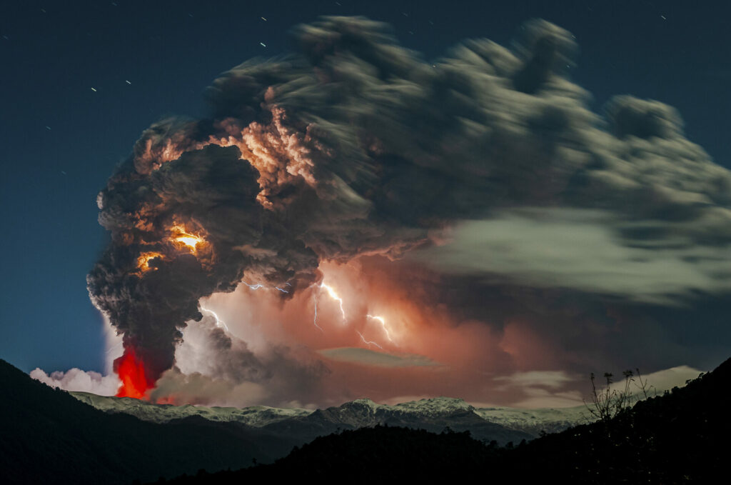 Erupción Cordón del Caulle.