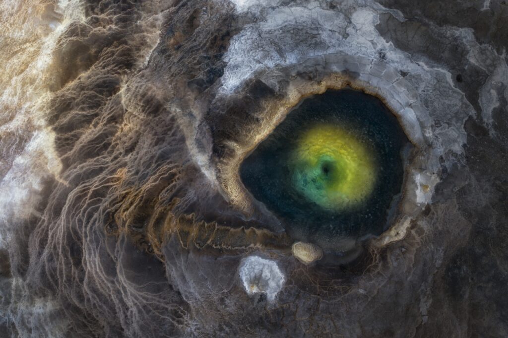 Segundo lugar categoría Naturaleza: "The eye of the Dragon" de Miki Spitzer.