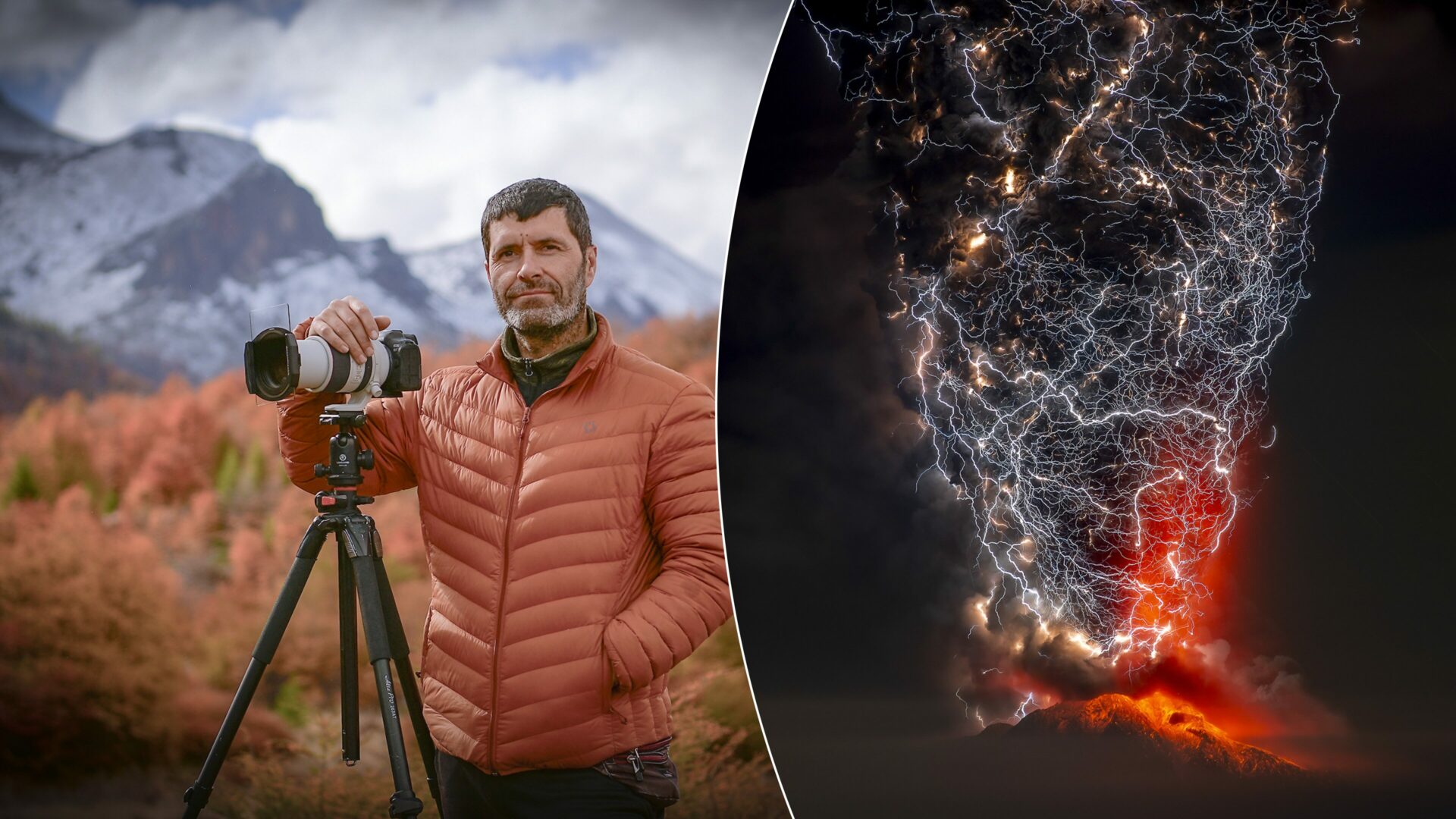 Francisco Negroni, premiado fotógrafo: siguiendo el pulso de los volcanes chilenos