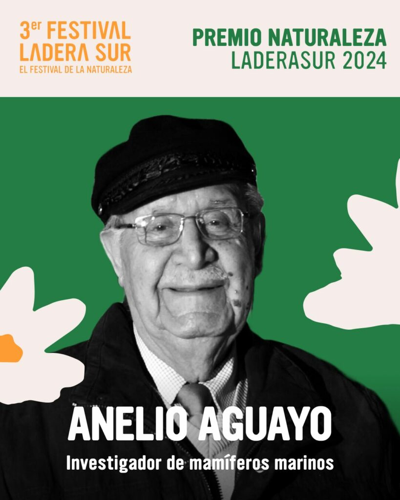 Anelio Aguayo, ganador Premio de la Naturaleza Ladera Sur