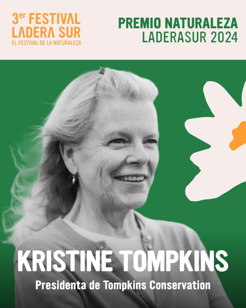 Kristine Tompkins, ganador Premio Naturaleza Ladera Sur