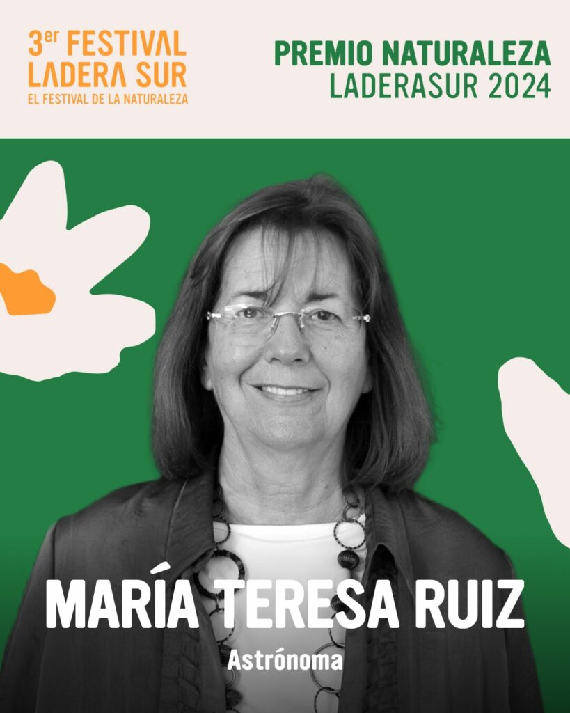 María Teresa Ruíz, ganadora del Premio Naturaleza Ladera Sur